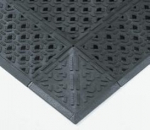 Wykładzina przemysłowa, ergonomiczna Dywaniki, typ Cushion Lok Heavy Duty m, obszar suchy/mokry/zaolejony, kolor czarny